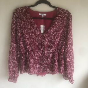 Madewell Floral Blouse
